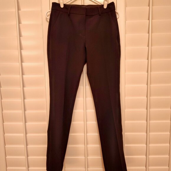 Express Editor Mid Rise Stretch Bootcut Pant, 4S, Black - Picture 4 of 5